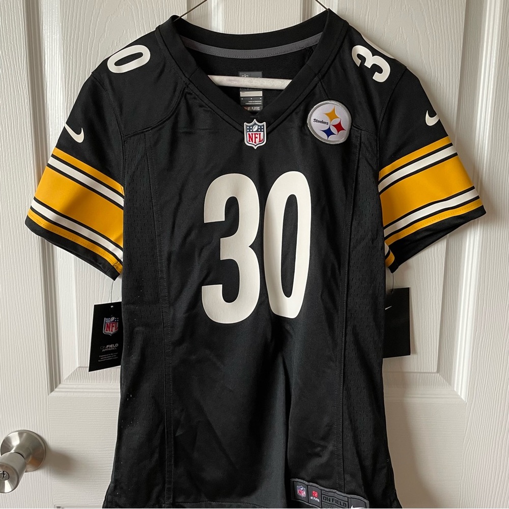 NWT NFL Pittsburgh Steelers James Conner Ladies Football Jersey Size Med